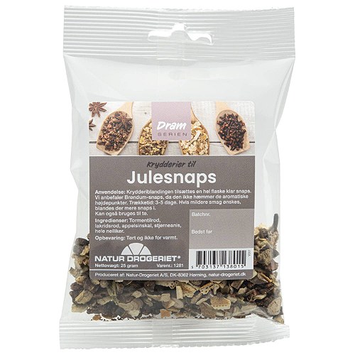 Julesnaps krydderi - 25 gram - Natur Drogeriet