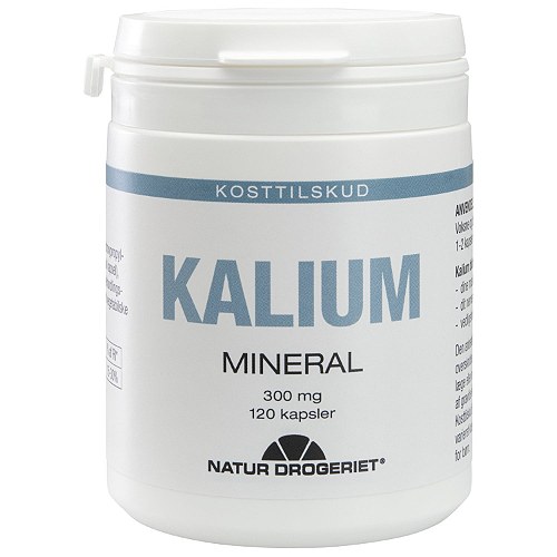 Kalium - 120 kapsler - Natur Drogeriet