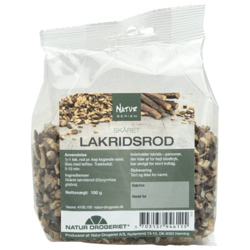 Lakridsrod skåret - 100 gr - Natur Drogeriet