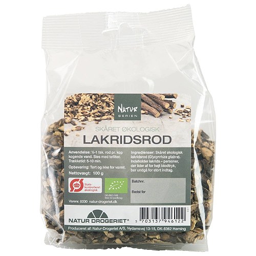Lakridsrod fint skåret Økologisk- 100 gr - Natur Drogeriet