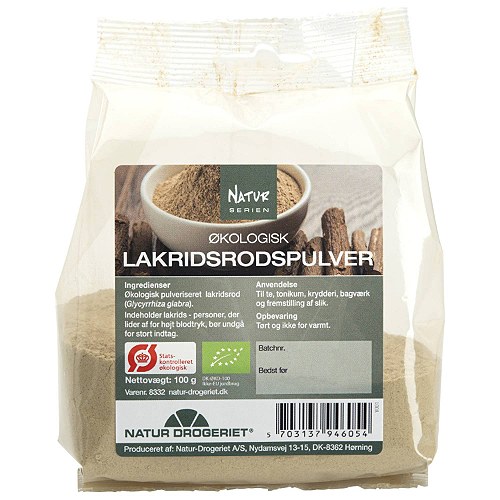 Lakridsrodspulver Ø - 100 gr - Natur Drogeriet
