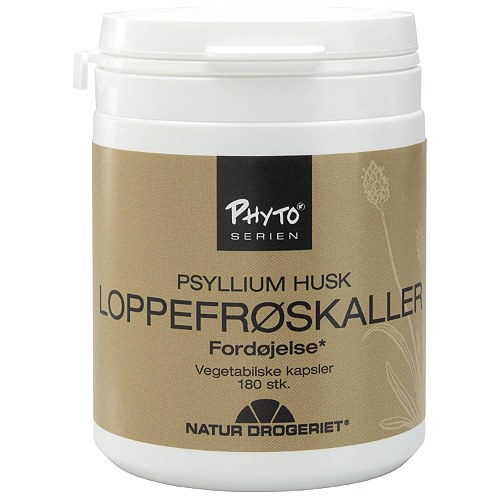 Loppefrøskal kapsler - 180 kapsler