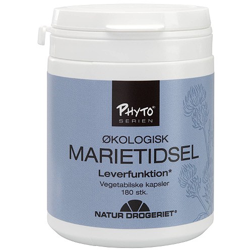 Marietidsel kapsler Økologisk - 180 Kapsler - Natur-Drogeriet