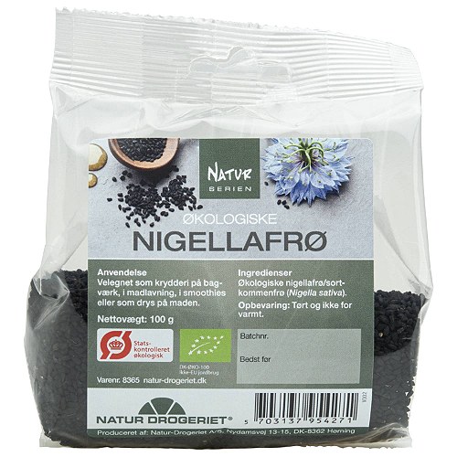 Nigellafrø   Økologisk  - 100 gram - Natur Drogeriet