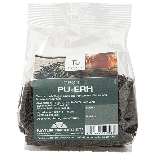 Pu-erh te  - 100 gram - Natur Drogeriet