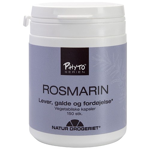 Rosmarin i vegetabilske kapsler - 150 kapsler -  Natur-Drogeriet