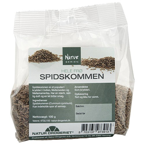 Spidskommen hel - 100 gr - Natur Drogeriet