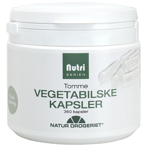 Vegetabilske kapsler tomme - 360 kapsler