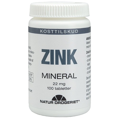 Zink - 100 tabletter - Natur-Drogeriet