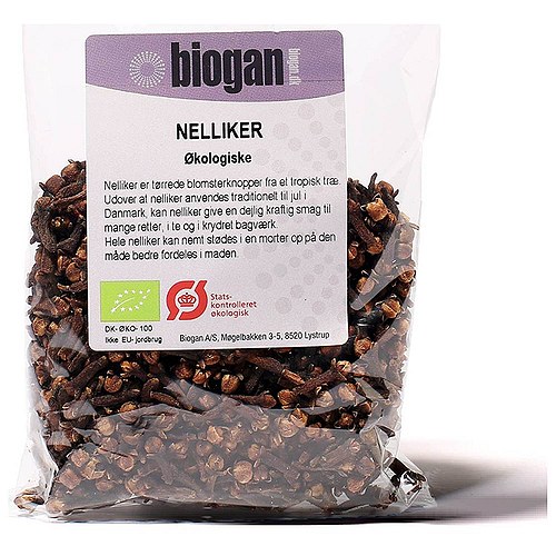 Nelliker hele Økologisk - 75 gram - Biogan