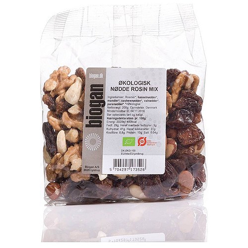 Nødde-rosin blanding Økologisk - 200 gram - Biogan