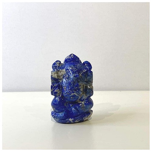Ganesha Statue Lapis Lazuli - 1 stk - 108 Blessings