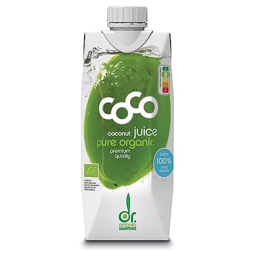 Kokosjuice Økologisk - 500 ml - Dr. Antonio Martins