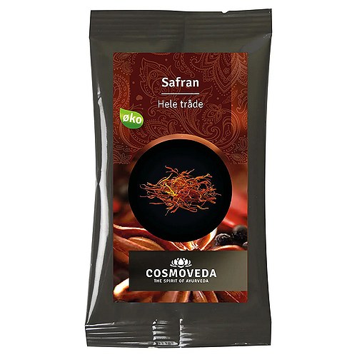 Safran Hele Tråde Økologisk - 1 gram - Cosmoveda