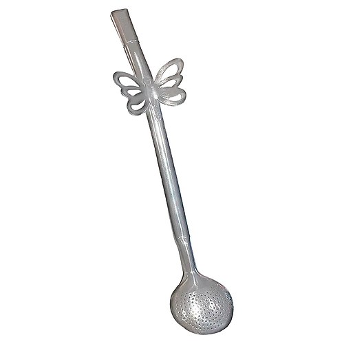Yerba Mate Sugerør med Filter Bomba Sommerfugl - 25 cm - Meta Mate