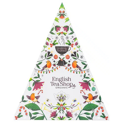 Julekalender Te Juletræ (Hvid) Økologisk - 25 breve - English Tea Shop