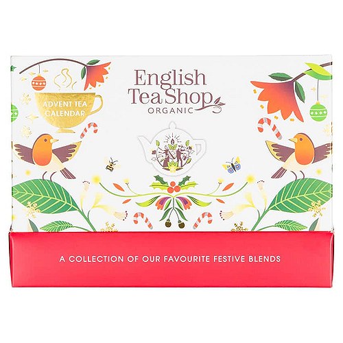 Julekalender Tebreve (Hvid) Økologisk - 25 breve - English Tea Shop