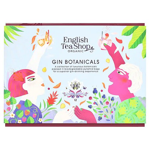 Gin Botanicals Gaveæske Økologisk - 12 pyramideposer - English Tea Shop
