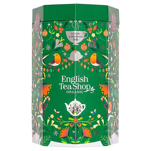 Julekalender Te Juletræ i Æske Økologisk - 25 breve - English Tea Shop