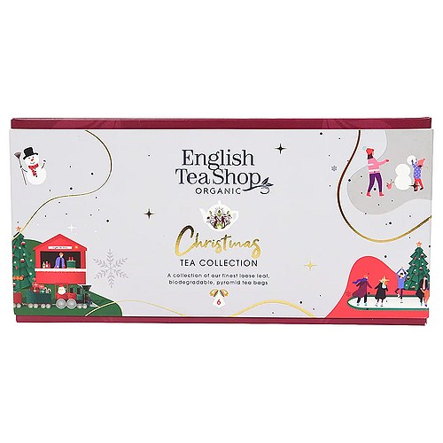 Gaveæske Christmas Tree Collection med Hank Økologisk - 6 breve - English Tea Shop