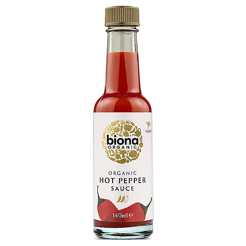 Hot Pepper Sauce Økologisk - 140 ml - Biona