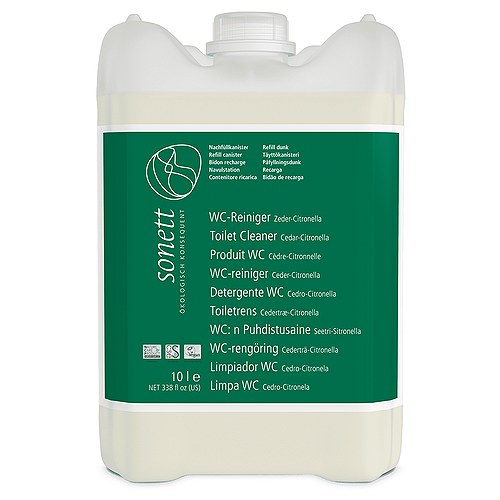 Toiletrens Cedertræ-Citronella - 10 liter - Sonett