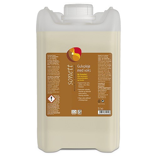 Gulvpleje med Voks - 5 liter - Sonett