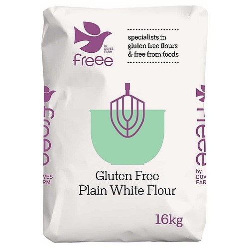 Glutenfri Hvid Melblanding - 16 kg - Freee/Doves