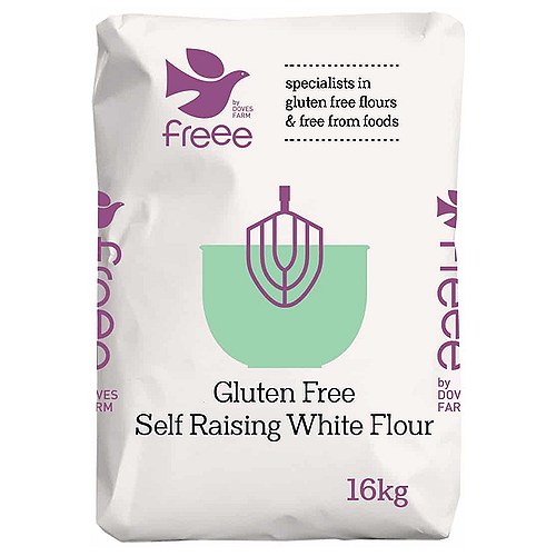 Glutenfri Selvhævende Mel - 16 kg - Freee/Doves