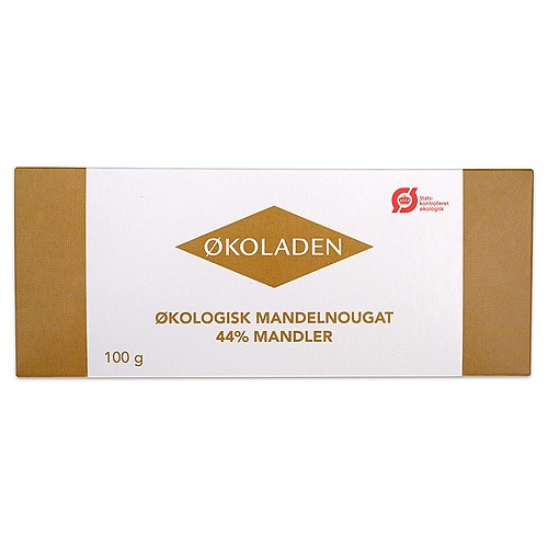 Mandelnougat Økologisk - 100 gram - Økoladen
