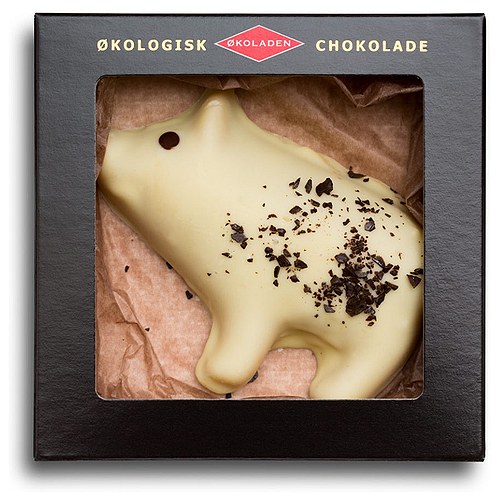 Marcipangris med Lakrids Økologisk - 40 gram - Økoladen