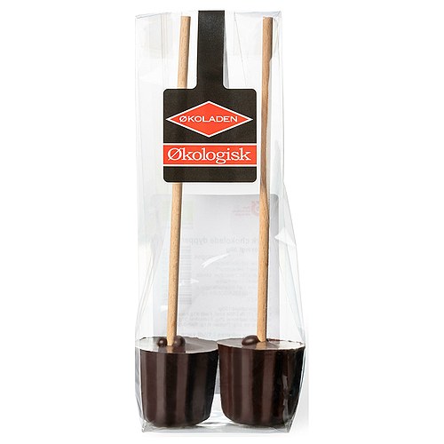 Chokoladedyppere Mørk 72% Økologisk 2 stk - 50 gram - Økoladen