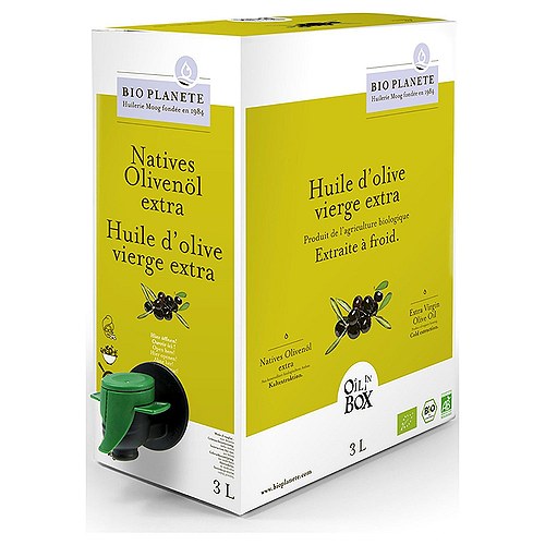 Olivenolie koldpresset Økologisk - 3 liter i box - Bio Planete