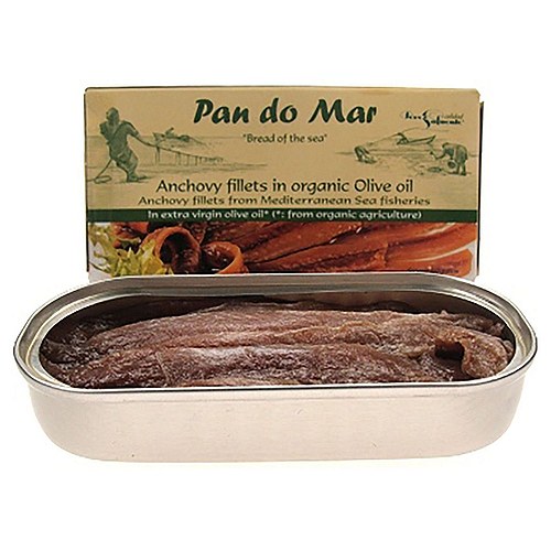 Ansjoser i Økologisk Olivenolie, kystfanget Spanien - 50 gr -  Pan do Mar