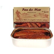 Makrel i Øko tomat sovs, kystfanget Spanien - 120 gr -  Pan do Mar - DISCOUNT PRIS