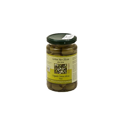 Oliven Grønne u.sten Græsk Økologisk- 315 gr