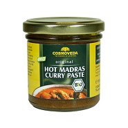 Hot Madras Curry Paste Økologisk- 160 gr - Cosmoveda