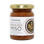 Miso Brown Rice Økologisk upasteuriseret - 150 gram - Clearspring