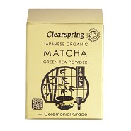 Matcha grøn te pulver(ceremonial grade) Økologisk - 30 gr - Clearspring