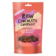 Gojibær med rå chokolade Økologisk - 125 gram - The Raw Chocolate Company