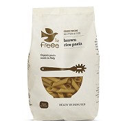 Brun Ris Pasta Penne glutenfri, Økologisk - 500 gr - Doves 