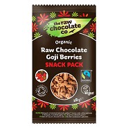 Gojibær m. rå chokolade Økologisk Snack pack - 32 gram - The Raw Chocolate Company