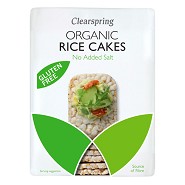 Ris galetter uden salt  - 100 gram - Clearspring