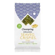 Tang chips Ingefær Økologisk (Seaveg Crispies) - 4 gram - Clearspring