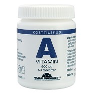 A-vitamin 3000 i.e. - 50 tab - Natur Drogeriet