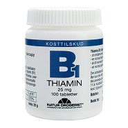 B1Thimin vitamin 25 mg - 100 tab - Natur Drogeriet 