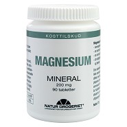 Magnesium 200 mg - 90 tab - DISCOUNT PRIS