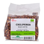 Chili knust med frø Økologisk - 100 gram - Natur Drogeriet