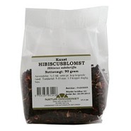 Hibiscusblomst knust - 90 gram