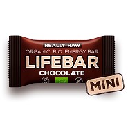LifeBar Mini Raw Chocolate RAW Økologisk - 25 gram - LifeFood